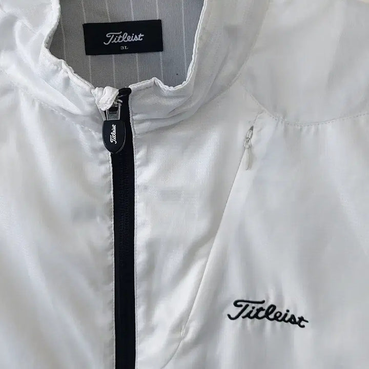 [BUNJANG] Titleist 3L/110~ 2-Way Windbreaker Jacket / 타이틀리스트 3L/110~ 2웨이 반팔겸용 바람막이 자켓. WH. -A
