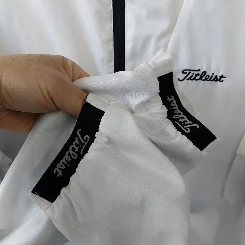 [BUNJANG] Titleist 3L/110~ 2-Way Windbreaker Jacket / 타이틀리스트 3L/110~ 2웨이 반팔겸용 바람막이 자켓. WH. -A