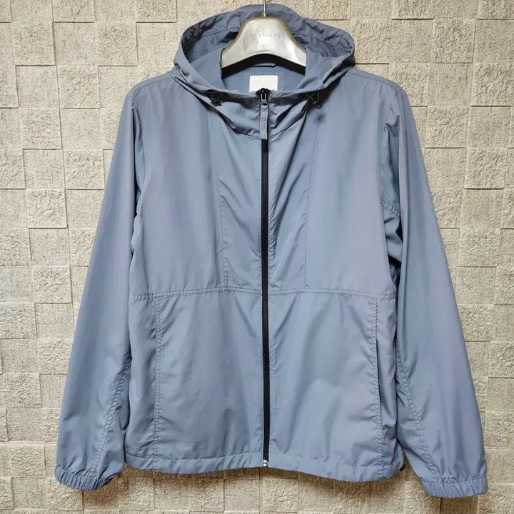 [BUNJANG] TOPTEN Hooded Windbreaker Jacket Blue / TOPTEN 후드 바람막이 자켓 블루