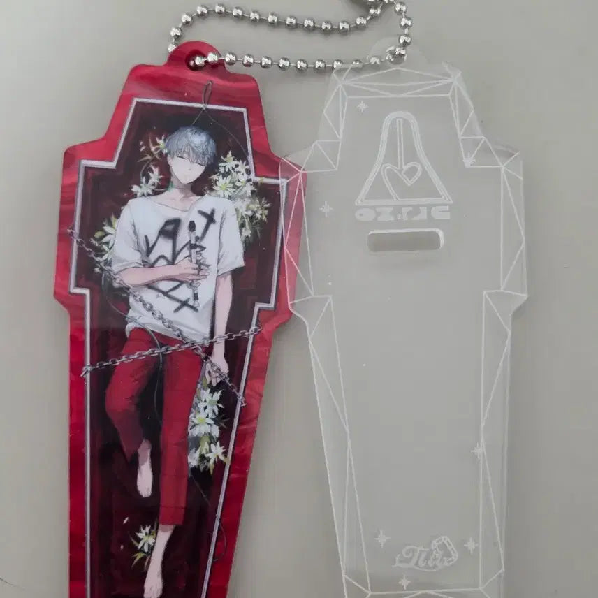 [BUNJANG] Ateez Samwolsu Teal Acrylic Keyring / 에이스테 삼월수 틸 아크릴 키링