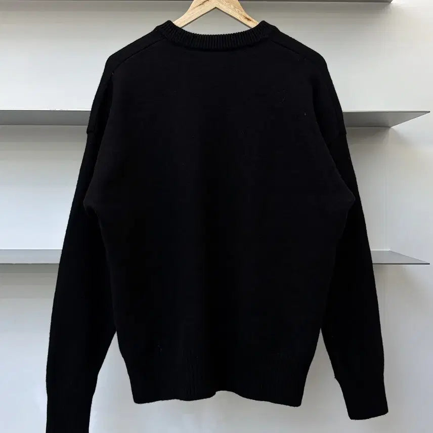 [BUNJANG] Ami Big Heart Intarsia Sweater / 아미 빅 하트 인타르시아 스웨터