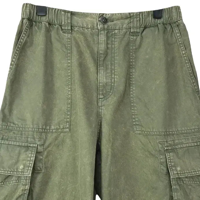 [BUNJANG] Buckaroo Vintage Cargo Bermuda Pants / 버커루 빈티지 가공 카고 버뮤다 팬츠 와이드 반바지 M20215