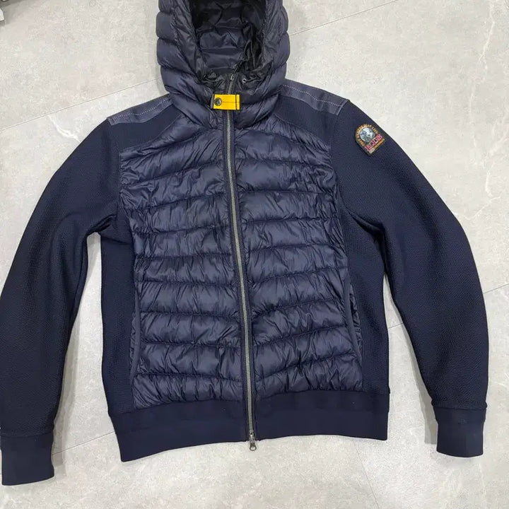 [BUNJANG] Parajumpers Navy Hooded Lightweight Padded Jacket / 파라점퍼스 네이비 후드경량패딩