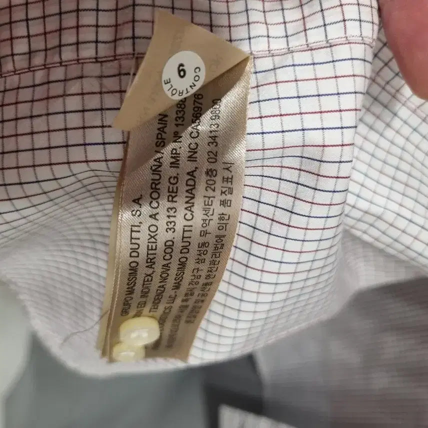 [BUNJANG] Massimo Dutti Checkered Shirt / 마시모두띠 체크 셔츠 남방
