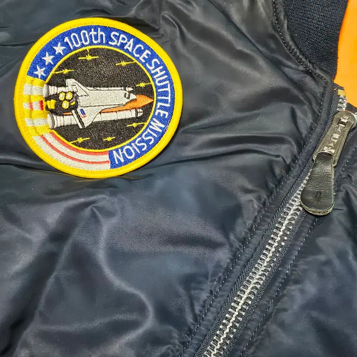 [BUNJANG] Alpha Industries NASA Navy Reversible MA-1 Bomber Jacket 3XL / 알파인더스트리 나사 네이비 리버시블 봄버 MA-1 자켓 3XL