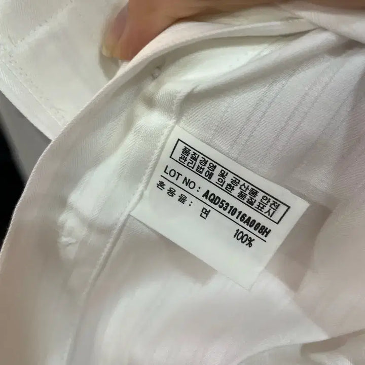 [BUNJANG] Aquascutum White Long Sleeve Shirt / 아쿠아스큐텀 화이트 긴팔 셔츠