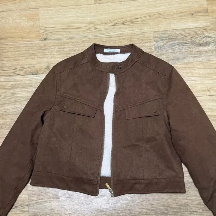 [BUNJANG] Suede Jacket Brown / 스웨이드 자켓 브라운