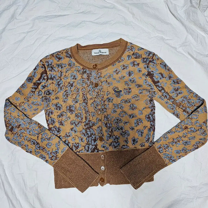 [BUNJANG] Vivienne Westwood Leo Cardigan Leopard Print S / 비비안 웨스트우드 레오 카디 레오파드 가디건 S
