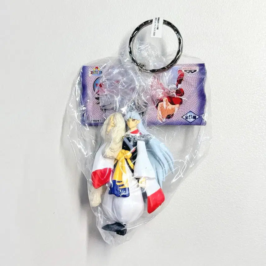 [BUNJANG] Inuyasha Figure Key Holder Set / [고전 굿즈] 이누야샤 피규어 키홀더 카고메 키쿄우 셋쇼마루 키링