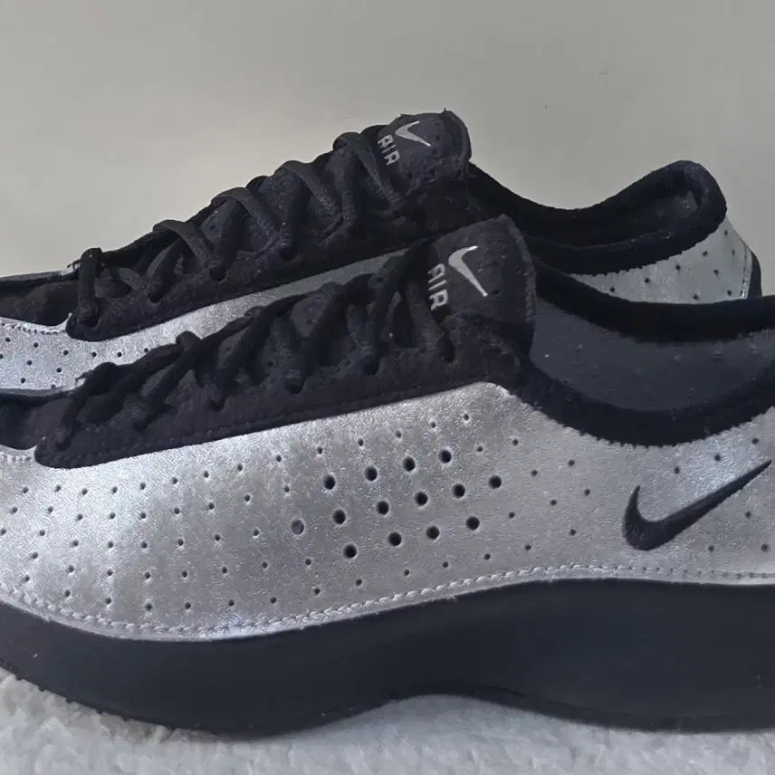 [BUNJANG] Nike Air Superfly Metallic Silver Black Sneakers / [235] 나이키 에어 슈퍼플라이 메탈릭실버블랙ㅡ단종매물