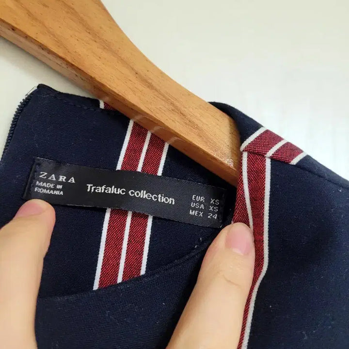 [BUNJANG] ZARA Striped Denim Dress XS / 자라 스트라이프 데님원피스 xs