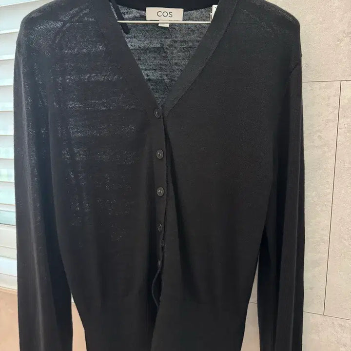 [SOLD OUT] 코스 메리노울 린넨 블렌드 브이넥 가디건 xs