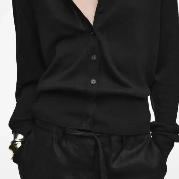 [SOLD OUT] 코스 메리노울 린넨 블렌드 브이넥 가디건 xs