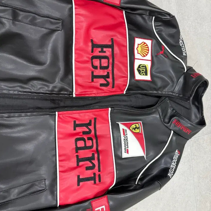 [BUNJANG] Ferrari F1 Racing Black Jacket / 페라리 F1 레이싱 블랙 자켓