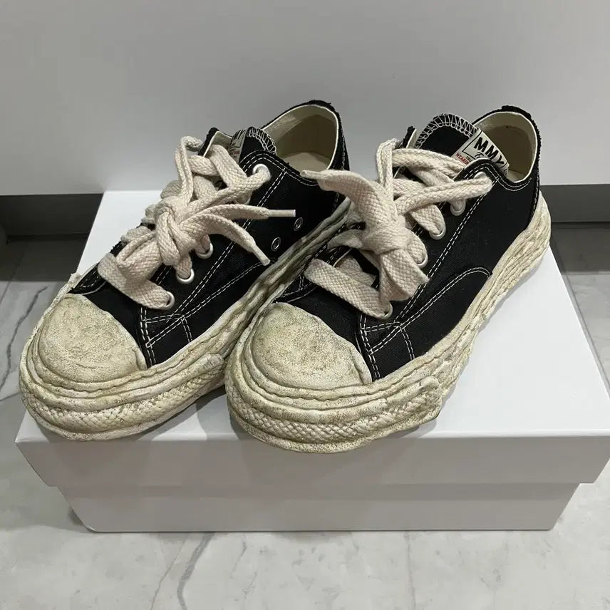 [BUNJANG] Mihara Yasuhiro Peterson OG Sole Garment-Dyed Canvas Sneakers / 미하라야스히로 피터슨23 OG 솔 가먼트 다이드 캔버스 컨버스 스니커즈