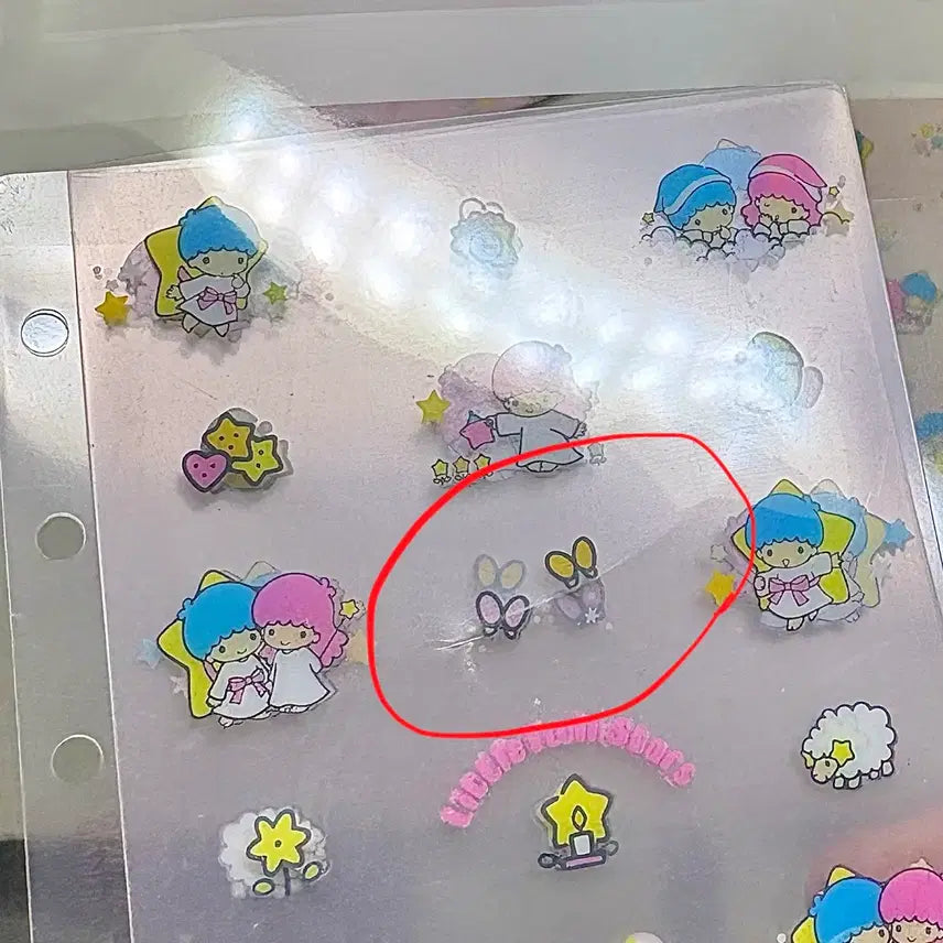 [BUNJANG] Kiki and Lala CoroCoroCuririn 6-Ring Binder Diary Set / 고전 4종 키키라라 다이어리 속지 리틀트윈스타 6공 다이어리