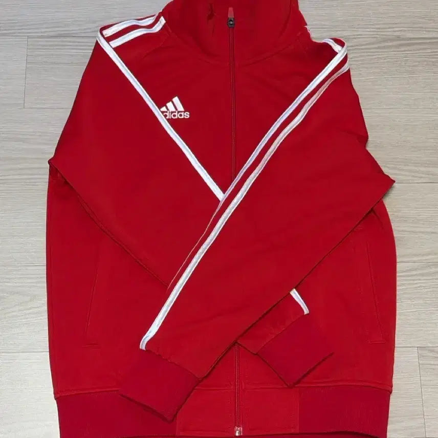 [BUNJANG] Adidas Red Track Jacket Size S / 아디다스 레드 져지 S
