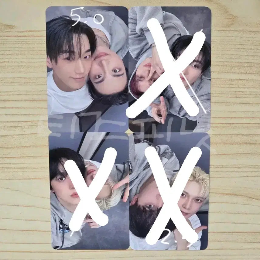[BUNJANG] Ateez Yunho Seonghwa San Photocard / 에이티즈 ateez 유닛 포카 화산즈 최산 성화 san seonghwa