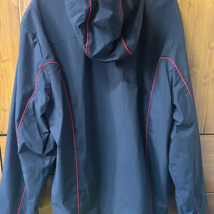 [BUNJANG] Diesel J-Hyves Contrast Piping Windbreaker Dark Blue / 디젤 J-하이브스 콘트라스트 파이핑 윈드브레이커 다크 블루
