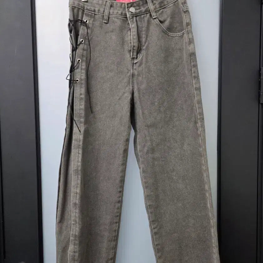 [BUNJANG] Tweedia Side Corset Denim Pants - Size S / 새)트위디아 사이드코르셋 데님팬츠 s