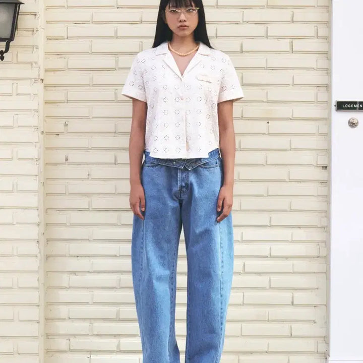 [BUNJANG] GROVE JANE Lace Shirt / 그로브 셔츠 JANE LACE SHIRT