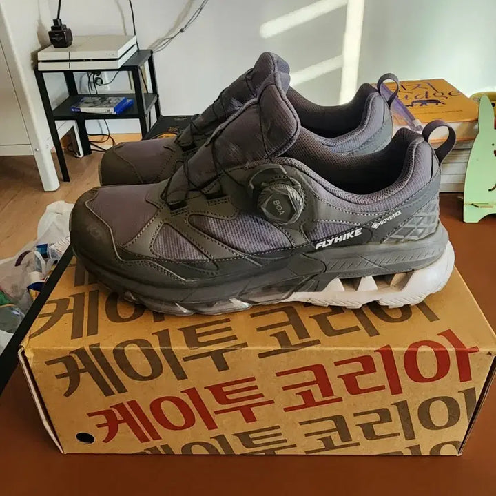 [BUNJANG] K2 Fly Hike GORE-TEX Hiking Shoes - Grey (270) / K2 플라이하이크 고어텍스 등산화 그레이 270