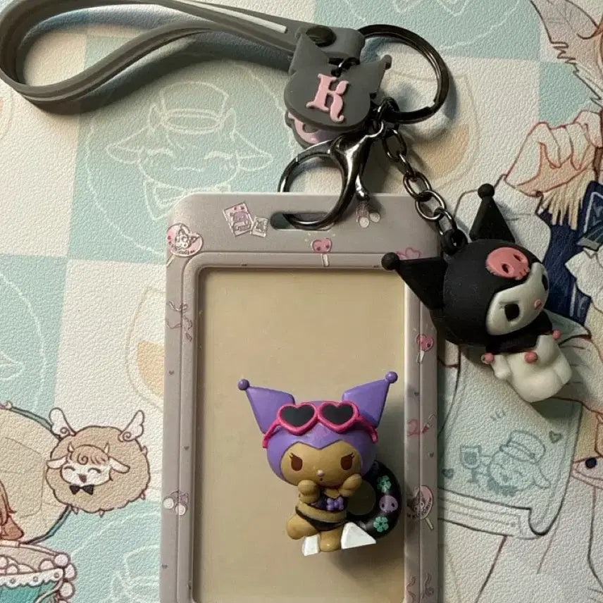 [BUNJANG] Kuromi Card Case Toggle Accessory / 쿠로미 카드 케이스 토글액세서리
