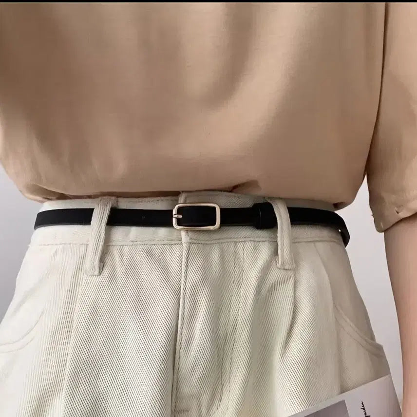[SOLD OUT] 심플 슬림 벨트 블랙/브라운