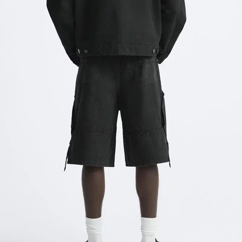 [BUNJANG] Zara Belted Cargo Bermuda Shorts / [38] 자라 벨트 카고 버뮤다 팬츠 새상품