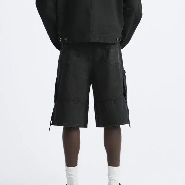 [BUNJANG] Zara Belted Cargo Bermuda Shorts / [38] 자라 벨트 카고 버뮤다 팬츠 새상품