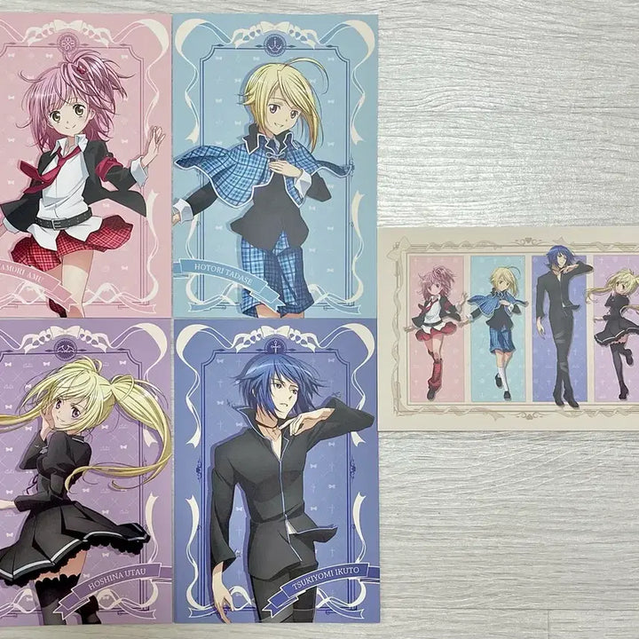 [BUNJANG] Character Chage! Character Chage! Postcard Bundle Set / [일괄] 캐릭캐릭체인지 캐캐체 엽서 아무 루이 세라 토마