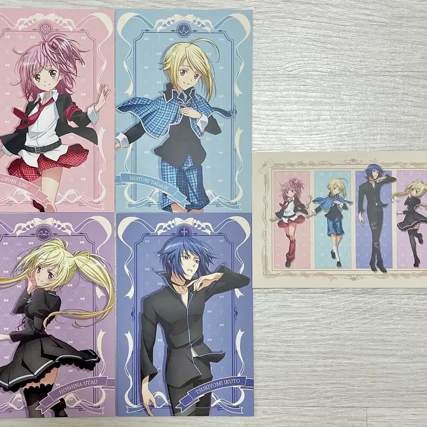 [BUNJANG] Character Chage! Character Chage! Postcard Bundle Set / [일괄] 캐릭캐릭체인지 캐캐체 엽서 아무 루이 세라 토마