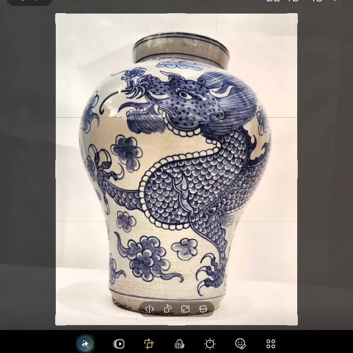 [SOLD OUT] 청화백자 운룡문 대호