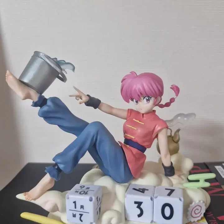[BUNJANG] Ranma 1/2 Kuji A Prize Ranma Perpetual Calendar &amp; Last One Shampoo Figure Bundle Set / 박스O)란마 1/2 쿠지 A상 란마 만년달력,라스트원상 샴푸 피규어 일괄