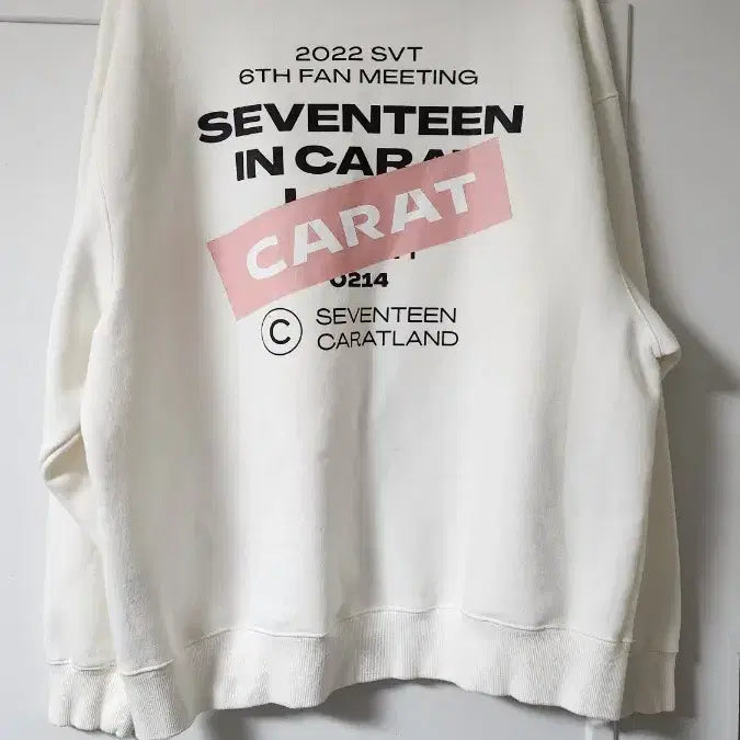 [BUNJANG] SEVENTEEN Carat Land Fanmeeting Sweatshirt / 세븐틴 캐럿랜드 팬미팅 약기모 맨투맨 티셔츠