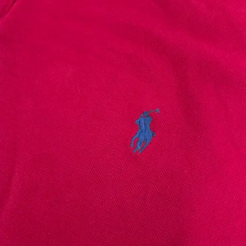 [BUNJANG] Polo Ralph Lauren Red Short Sleeve Polo Shirt / 폴로 랄프로렌 레드 반팔 카라티
