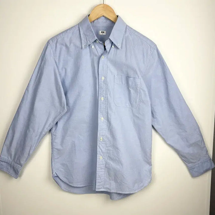 [BUNJANG] Uniqlo Oxford Shirt Light Blue M / 유니클로 옥스포드 셔츠 하늘색 M