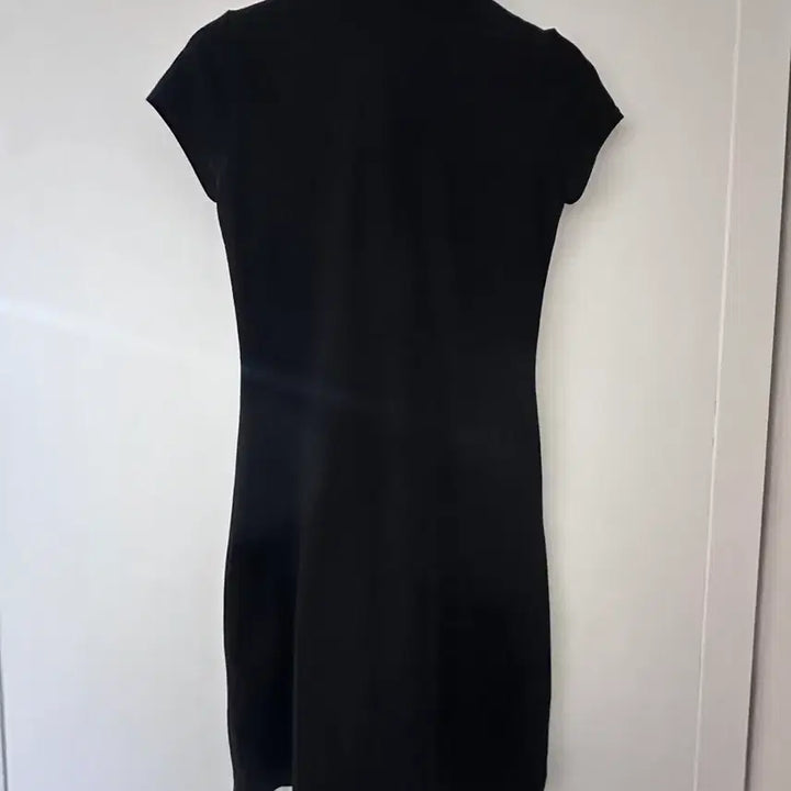 [BUNJANG] Lacoste Black Short Sleeve Polo Dress / 라코스테 블랙 반팔 폴로원피스