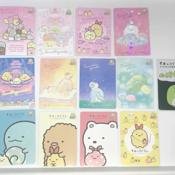 [BUNJANG] San-X Sumikko Gurashi Cards (Includes R Rare) / 산엑스 유니버스 카드 스미코구라시 카드 r 레어 포함