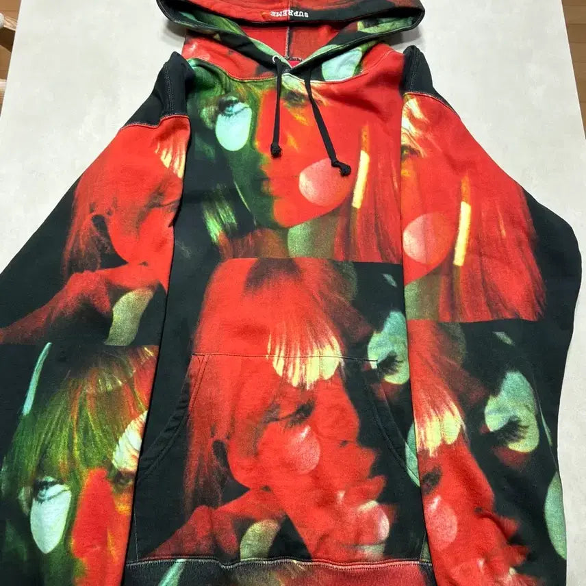 [BUNJANG] Supreme x The Velvet Underground Logo Hooded Sweatshirt / 급처 슈프림 더 벨벳 언더그라운드 L 후드 판매