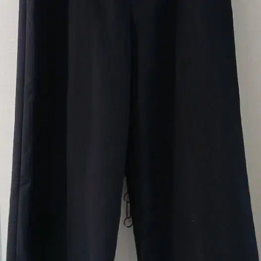 [BUNJANG] Tomboy Black Wide Slacks Pants / 톰보이 검정색 와이드 슬랙스 바지