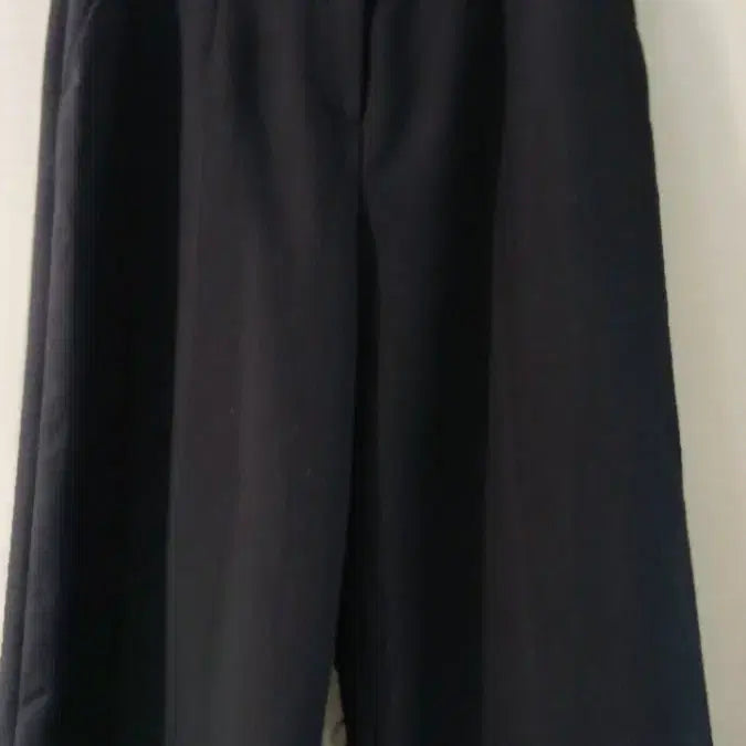 [BUNJANG] Tomboy Black Wide Slacks Pants / 톰보이 검정색 와이드 슬랙스 바지