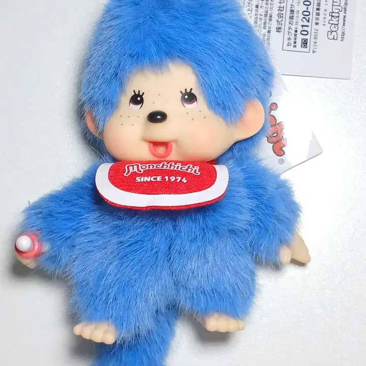 [BUNJANG] Monchhichi Blue Keychain / ( 키링 ) 몬치치 블루 키링