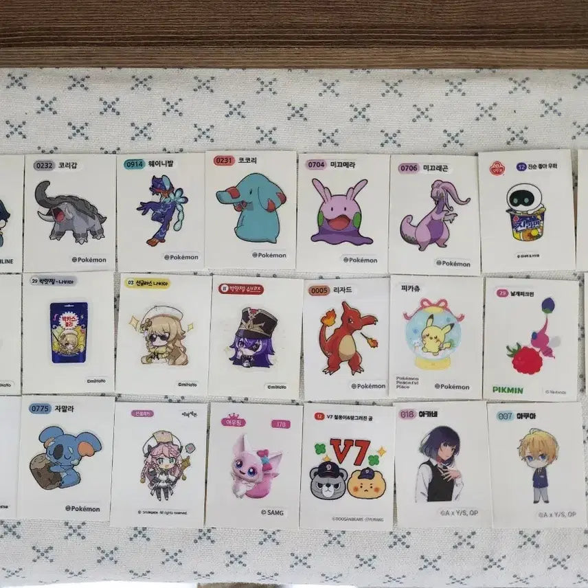 [BUNJANG] Assorted Stickers Collection / 잡다한 띠부씰 모음