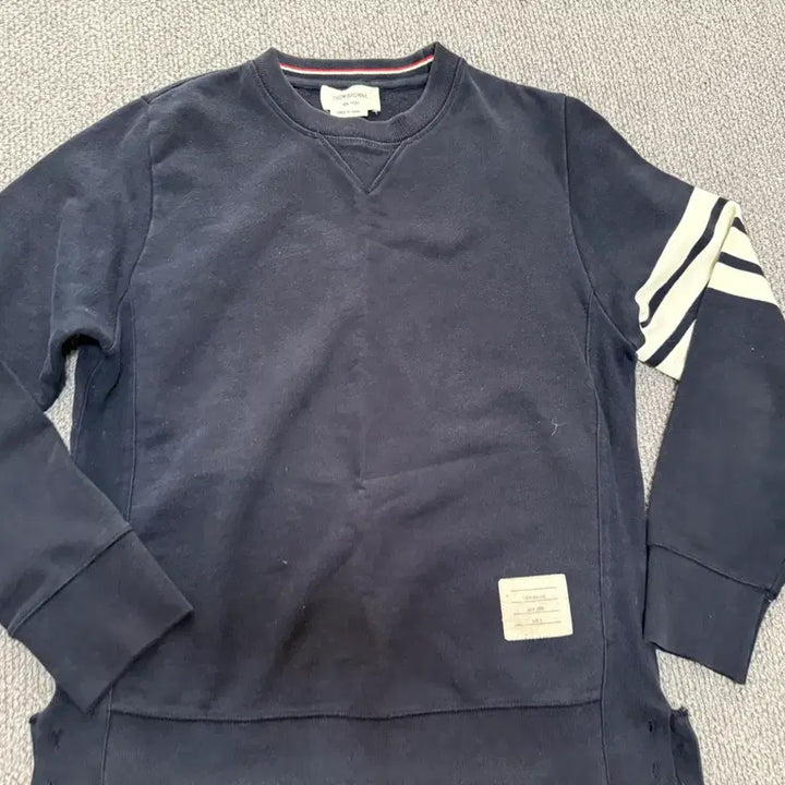 [BUNJANG] Thom Browne Navy Sweatshirt Size 3 / 톰브라운 네이비 맨투맨 사이즈3 정품