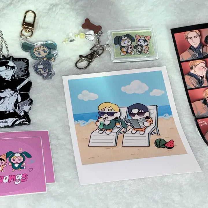 [BUNJANG] Attack on Titan Eruri Non-Official Set / 진격의 거인 에루리 비공굿 세트