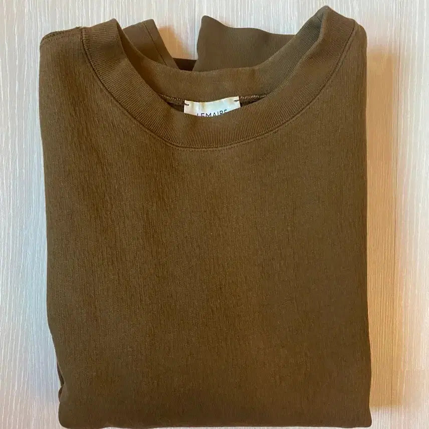 [BUNJANG] LEMAIRE Brown Fleece Sweatshirt XL / 르메르 브라운 플리스 스웻셔츠 XL LEMAIRE