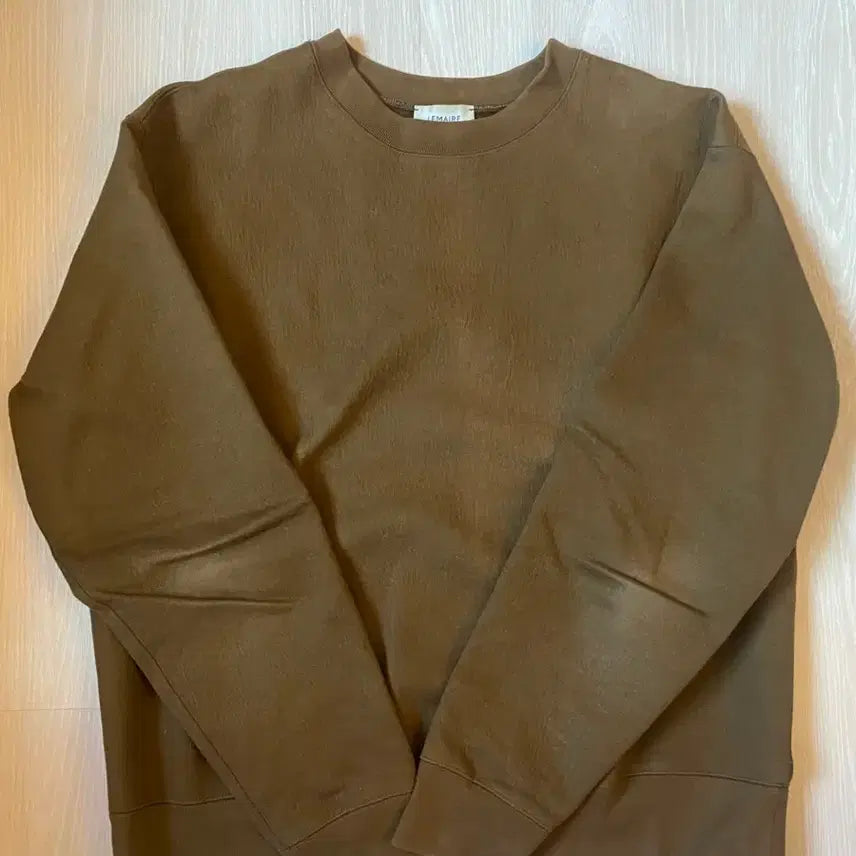[BUNJANG] LEMAIRE Brown Fleece Sweatshirt XL / 르메르 브라운 플리스 스웻셔츠 XL LEMAIRE
