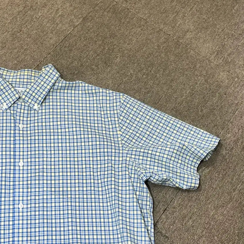 [BUNJANG] L.L.Bean Check Short Sleeve Shirt Traditional Fit XL / (XL) L.L.Bean 엘엘빈 체크 반팔 셔츠 트레디셔널 핏