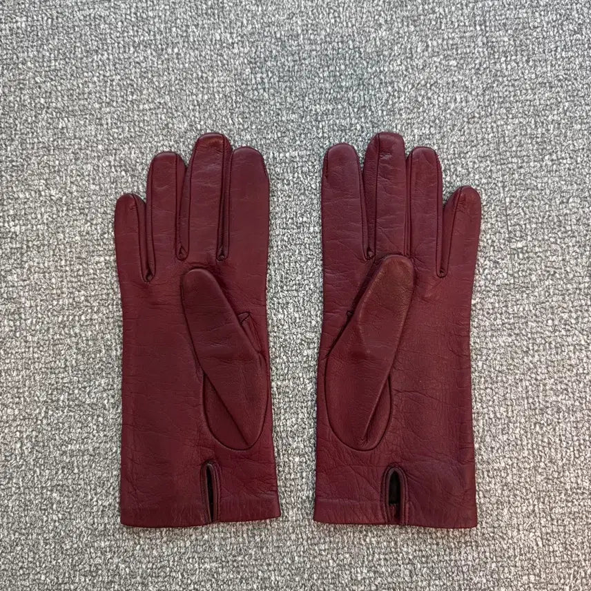 [BUNJANG] Dries Van Noten Leather Gloves Burgundy L / 드리스반노튼 레더 글러브 버건디 L